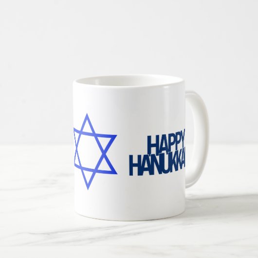 Mug Hanoukka heureux (Devant droit)