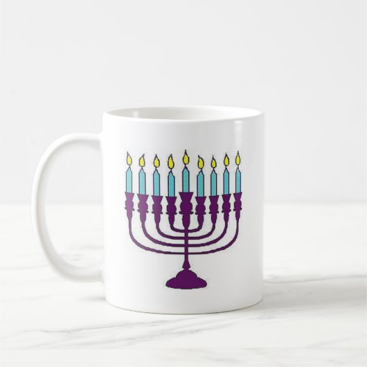 Mug Hanoukka Menorah (Gauche)