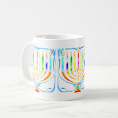 Mug : Hanoukka Menorah - Chanukah Menorah (Devant gauche)