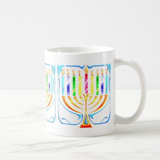 Mug : Hanoukka Menorah - Chanukah Menorah (Droite)