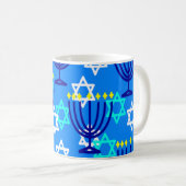 Mug Hanoukka Menorahs (Devant droit)