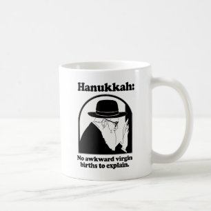 Mug Hanoukka - Pas de naissances de vierges maladroite