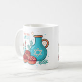 Mug Hanoukka Sameach ! (Devant gauche)