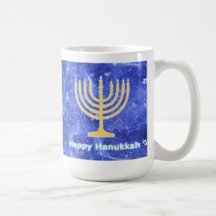 Mug Hanoukka Snowstorm Menorah