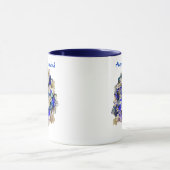 Mug Hanoukka Star moderne de David Snowman Wreath (Centre)