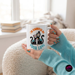 Mug Hanté par votre amour Sugar Skull Cats