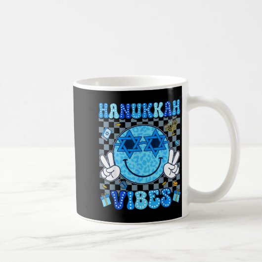 Mug Hanukkah Vibes Chanukah Pajama Happy Hanukkah Men  (Droite)
