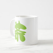 Mug Hanzi / Kanji Langue Caractère Thé chinois (Devant gauche)