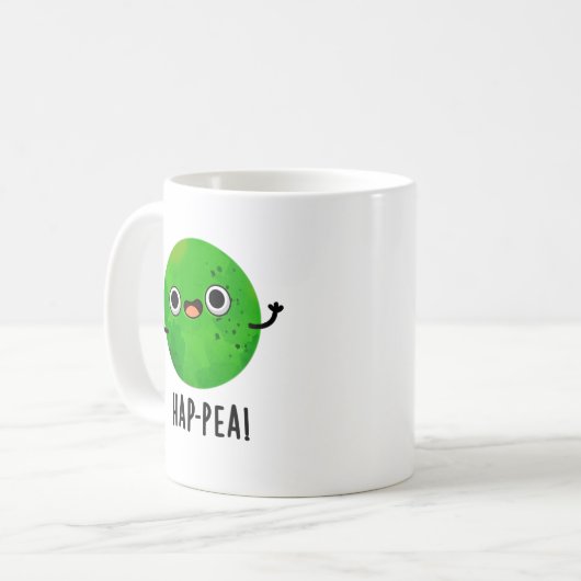 Mug Hap Pea Funny Happy Pea Pun (Devant gauche)