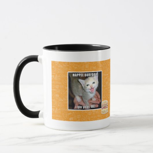 MUG HAPPEE BURFDAY ! (Gauche)