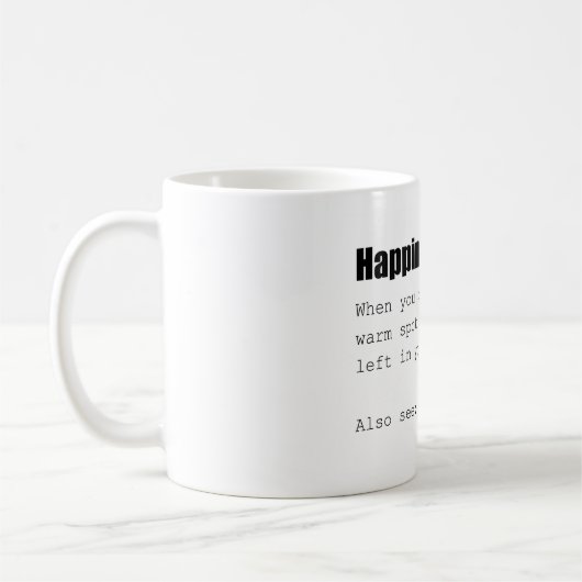 Mug Happiness Definition Drôle (Gauche)