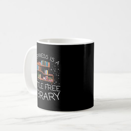 Mug Happiness est un peu libre Librairie Bookworm Read (Devant gauche)