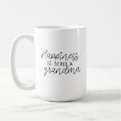Mug - Happiness Is Being A Grandma Koffiemok (Links)