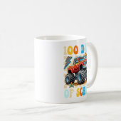 Mug Happy 100 Days Of School Monster Truck (Devant droit)