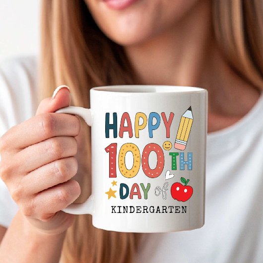 Mug Happy 100th Day of Kindergarten | Back to School
