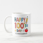 Mug Happy 100th Day of Kindergarten | Back to School (Gauche)