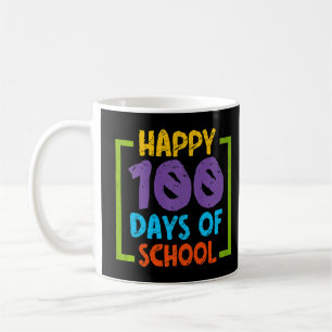 Mug Happy 100th Day Of School Teachers Cute Graphic De