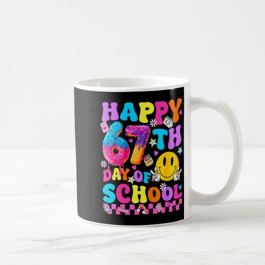 Mug Happy 67 Days Of School 67th Day Smarter Six Seven (Droite)