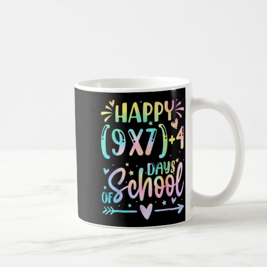 Mug Happy 67 Days Of School Math Teacher Students Six (Droite)