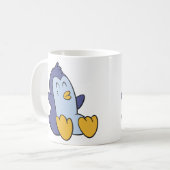Mug Happy Baby pingouin | choisir la couleur arrière - (Devant gauche)