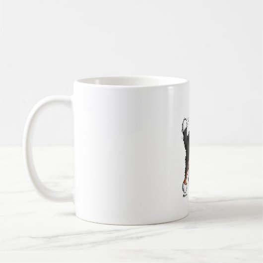 Mug Happy Bernese Mountain Dog - Comic - Chiens - Cart (Gauche)