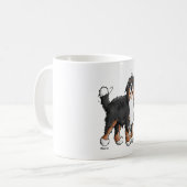 Mug Happy Bernese Mountain Dog - Comic - Chiens - Cart (Devant gauche)