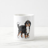 Mug Happy Bernese Mountain Dog - Comic - Chiens - Cart (Centre)