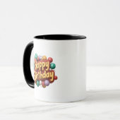 Mug happy birthday (Devant gauche)