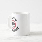 Mug Happy Birthday 50 And Y Funny 50th Birthday Gift  (Devant gauche)
