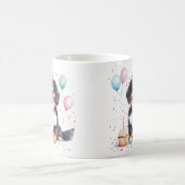 Mug Happy Birthday Bernese Mountain Dog (Centre)