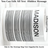 Mug Happy Birthday & Name Hidden Message 093B Coffee