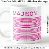 Mug Happy Birthday & Name Hidden Message 093P