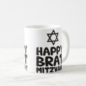 Mug Happy Brat Mitzvah (Bar / Bat mitzvah) (Devant droit)