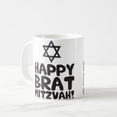 Mug Happy Brat Mitzvah (Bar / Bat mitzvah) (Devant gauche)