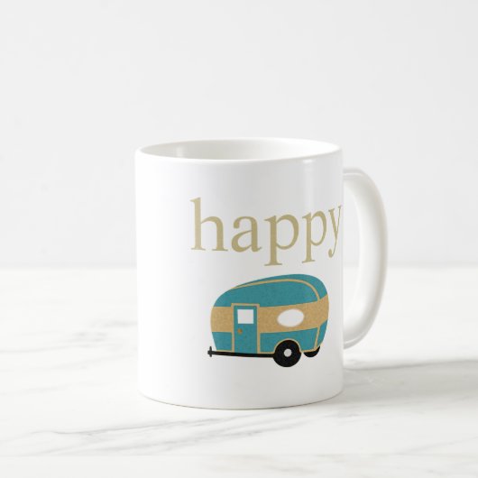 Mug Happy Camper (Devant droit)