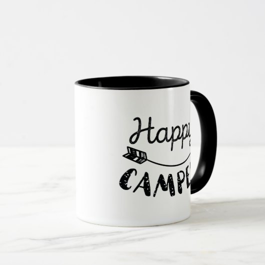 Mug Happy Camper (Devant droit)