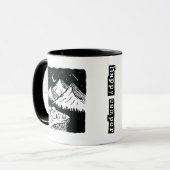 Mug Happy Camper Funny Camping Cool Randonnée graphiqu (Devant gauche)