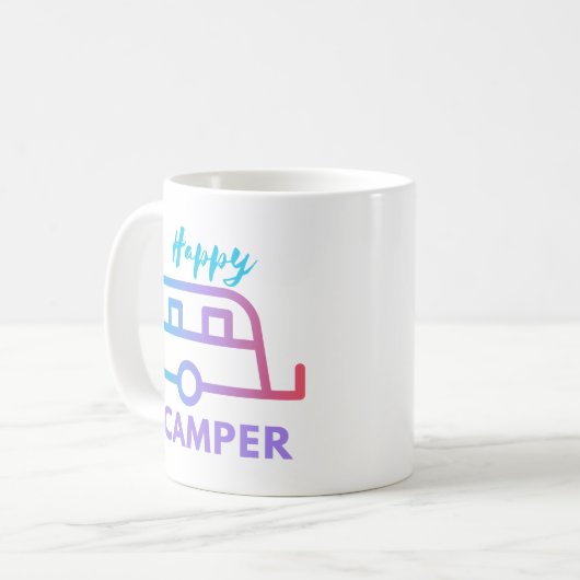 Mug Happy Camper Pull Derrière L'Aventure (Devant gauche)