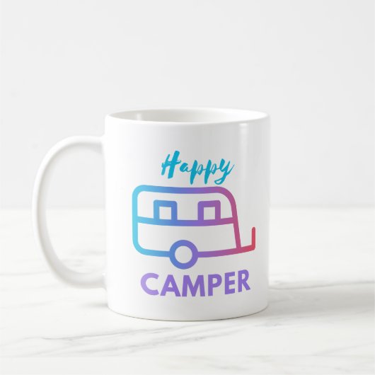 Mug Happy Camper Pull Derrière L'Aventure (Gauche)