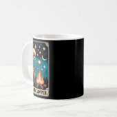 Mug Happy Camper Tarot Card Skeleton Camper Funny Camp (Devant gauche)