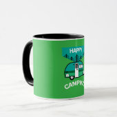 Mug Happy Campers | Caravaner | Oreiller à lancer de c (Devant gauche)