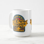 Mug Happy Camping et Love Randonnée (Devant gauche)