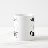 Mug Happy Camping - Joyeux design graphique (Centre)