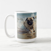 Mug Happy Carlin at the Beach personnalisable (Gauche)