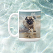 Mug Happy Carlin at the Beach personnalisable