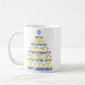 Mug Happy Chrismukkah Hanukkah Light Tree Jewish Holid (Gauche)