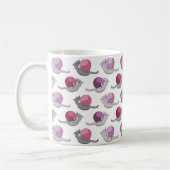 Mug Happy Cute Cats Playing with Balls Pattern (Gauche)