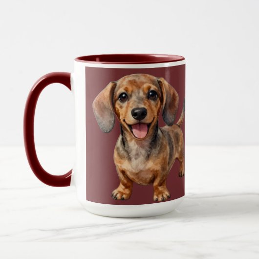 Mug Happy Dachshund Puppy (Gauche)