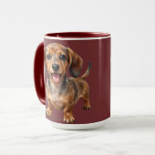 Mug Happy Dachshund Puppy (Devant gauche)