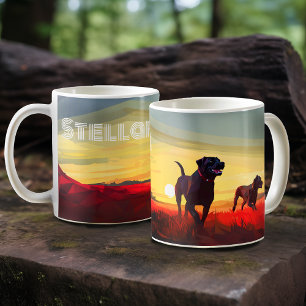 Mug Happy Dogs Morning Walk - Personnalisé
